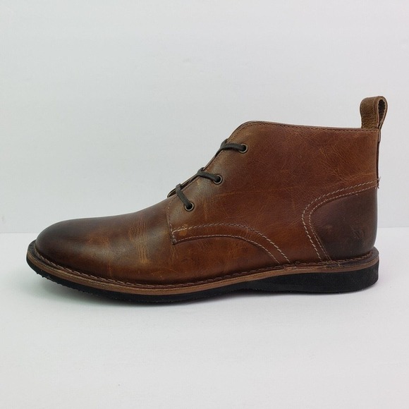 Andrew Marc Dorchester Mens Size 11.5 Brown Leather Chukka Boot Shoes AMDORCKL-2